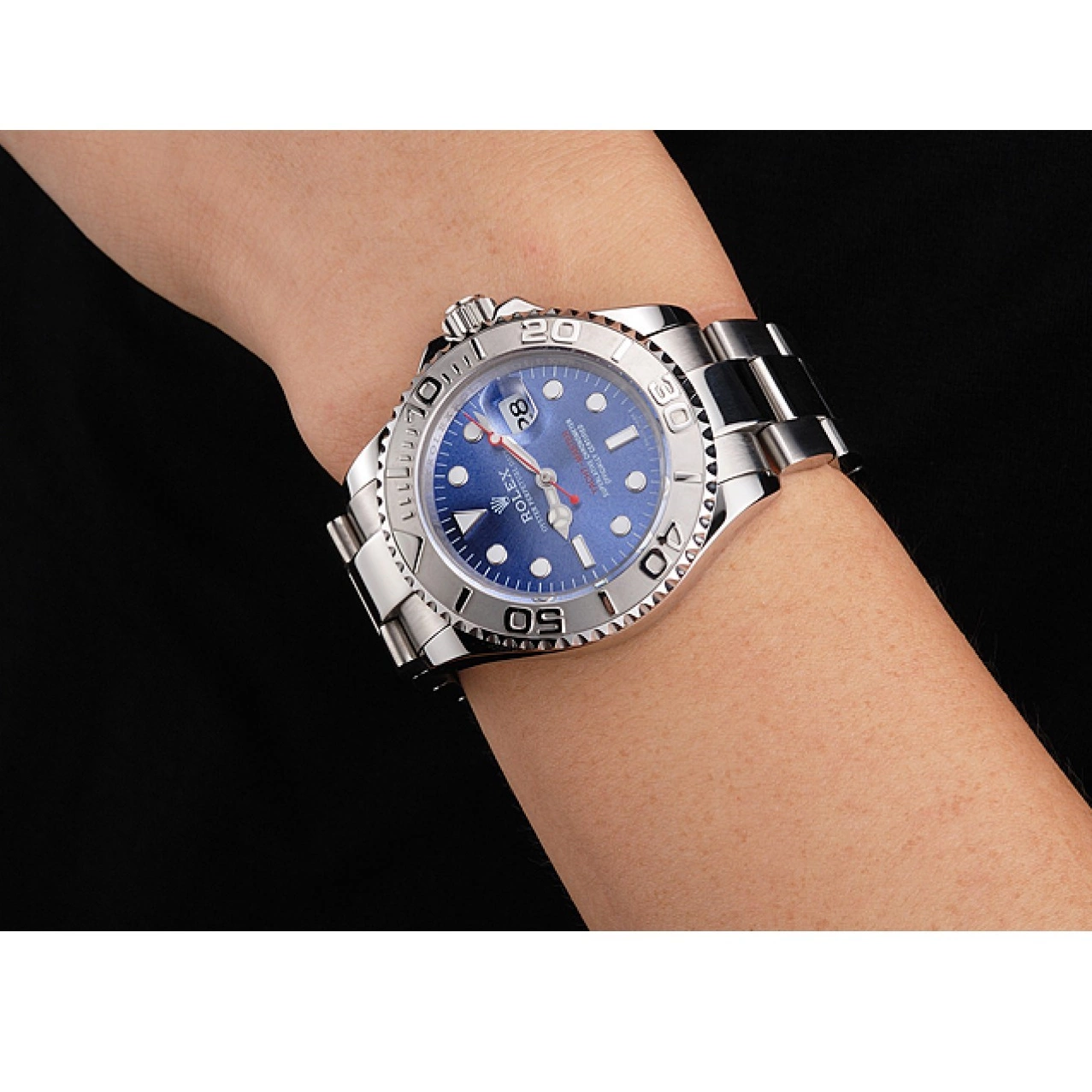 MiroTime 0805 Swiss Rolex Yacht-Master Blue Dial Stainless Steel Case And Bracelet